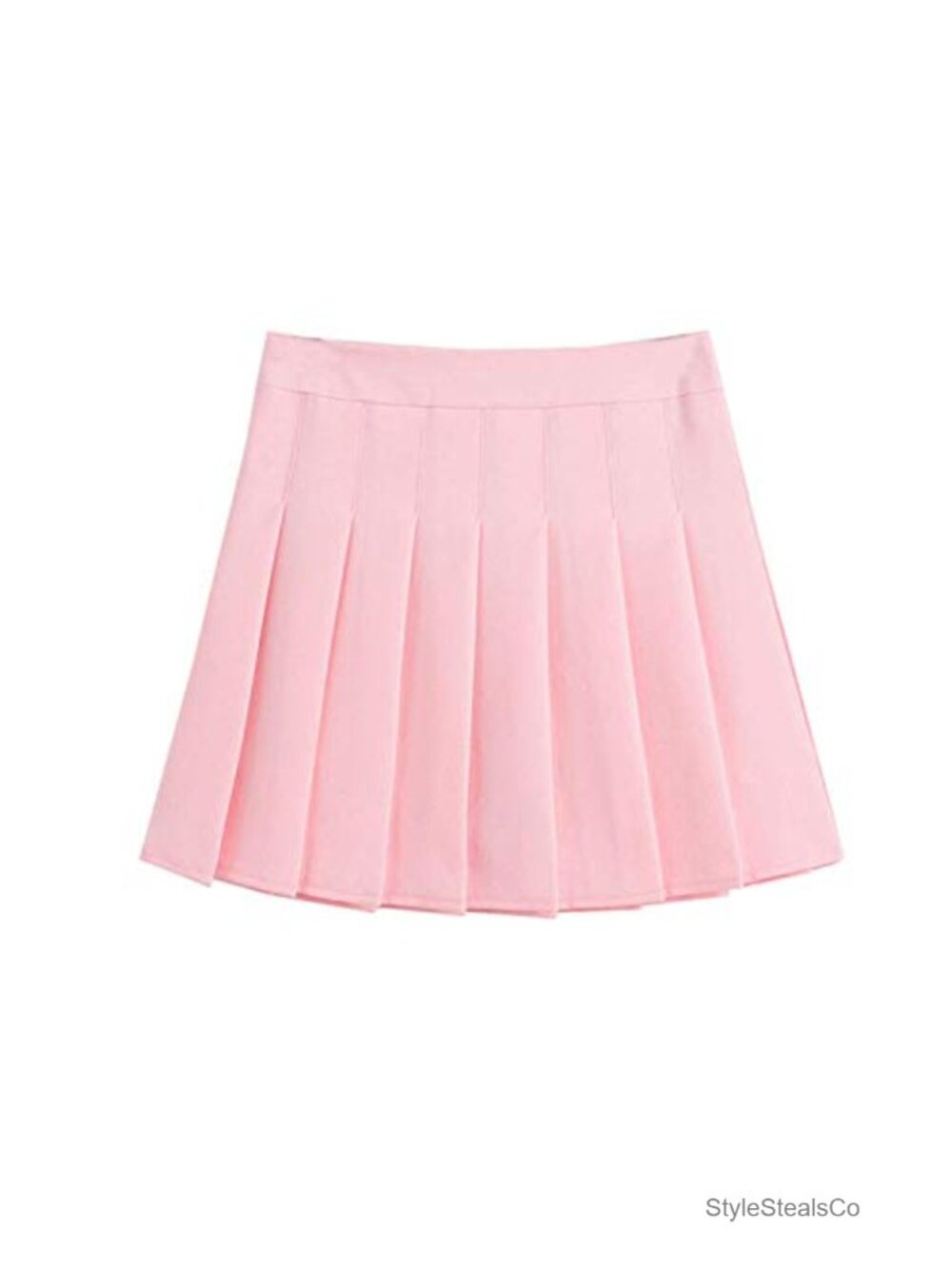 Women's High Waist A-Line Pleated Mini Tennis Skirt with Built-in Shorts